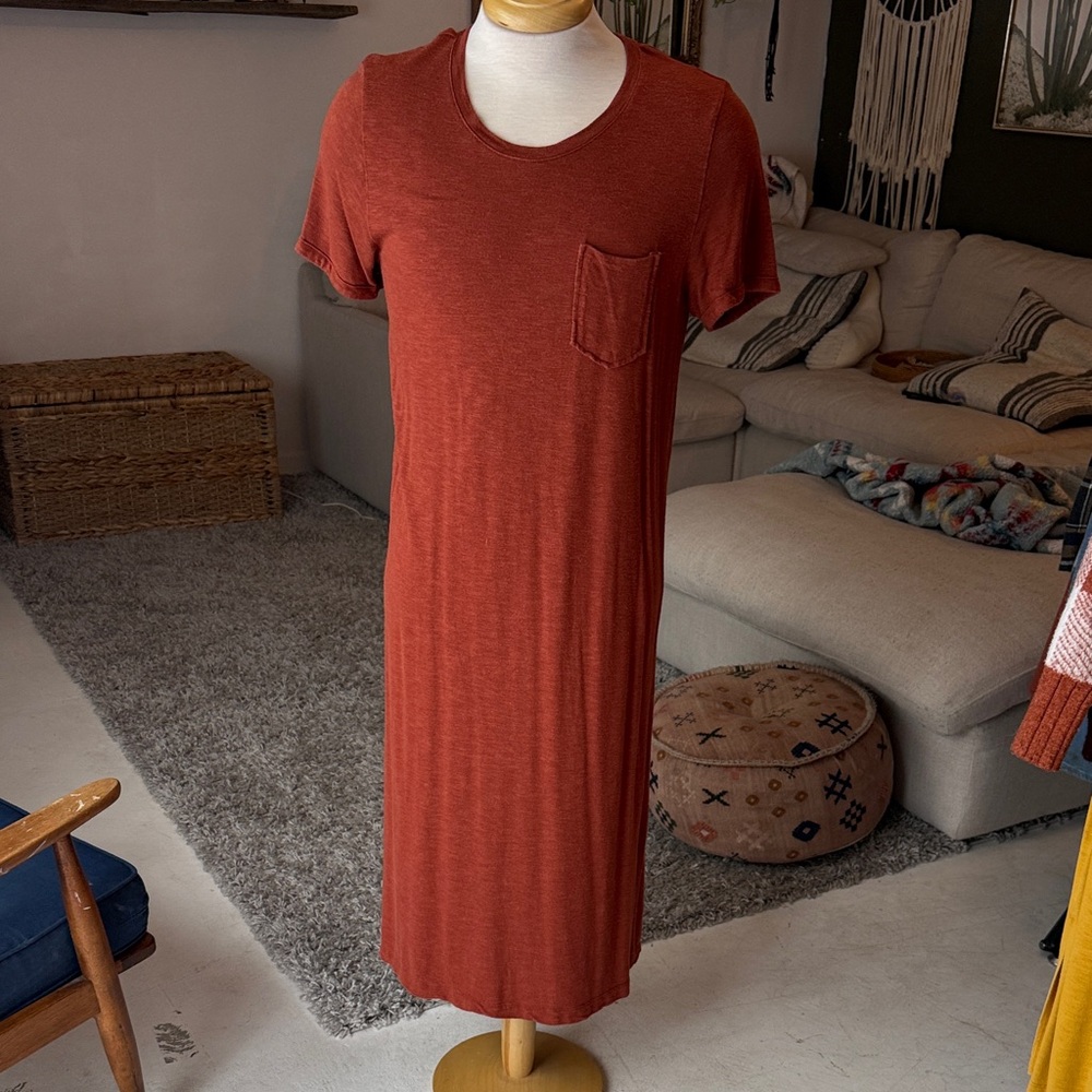 Jessica Simpson Terracotta Midi Dress
